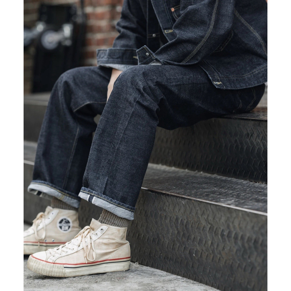 Non Stock 34 Lot 36101BCowboy Buckle Back Jeans Sanforized Selvedge Denim - Picture 9 of 15